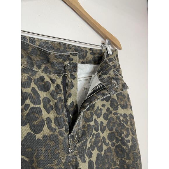 Cheetah Women's Large Denim Pants Straight Casual  Unbranded - Picture 3 of 7